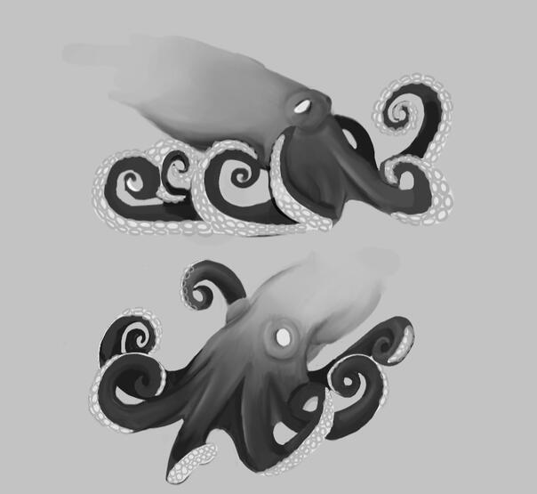 Concept art for an art challenge prompt